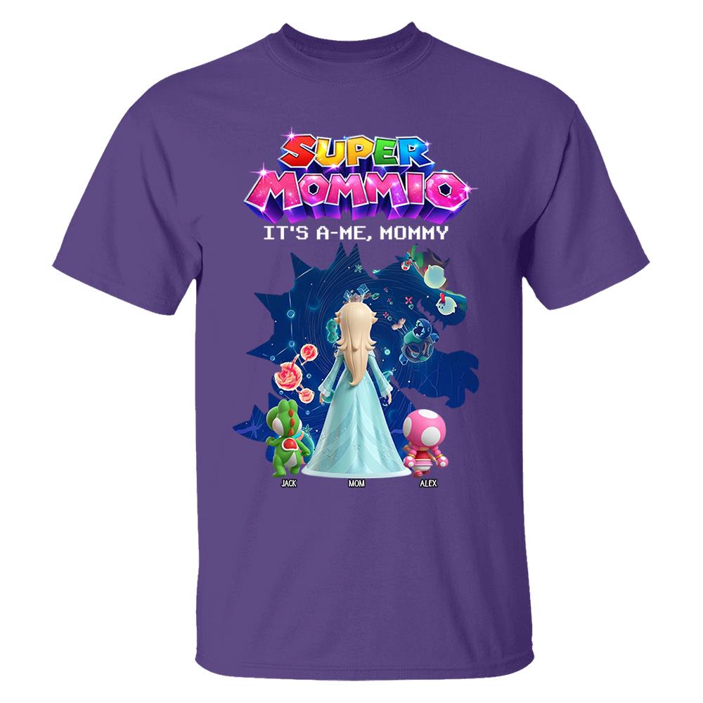 Customized Super Mommio It's A Me, Mommy Shirt, Gift For Mom, Mother's Day L0411 Nh00