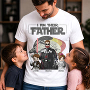 I Am Their Father - Personalized Shirt For Dad - Custom Gift For Father's Day NA04 Hv01
