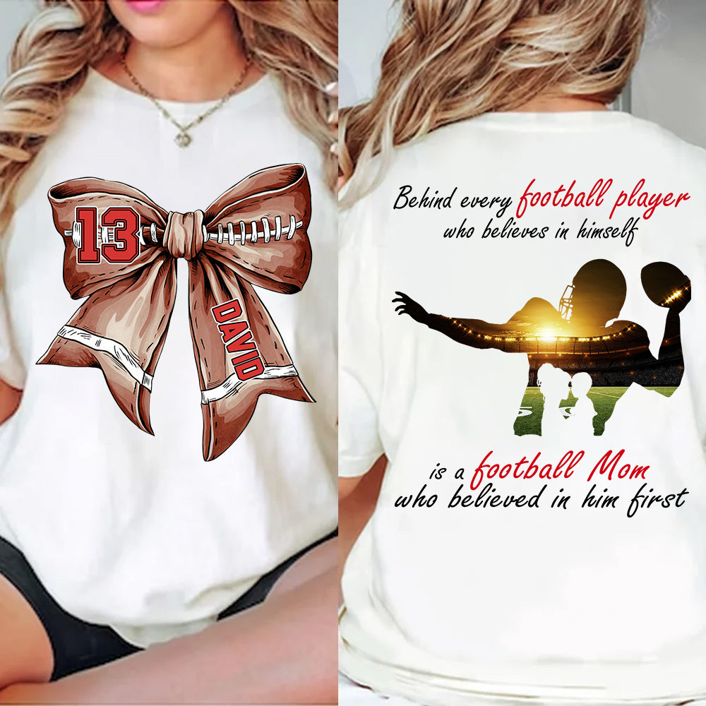Football Mom Shirt, Personalized Football Shirt, Gift For Football Lover A2110 Do99