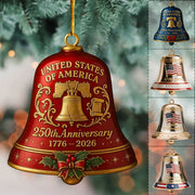 U.S. 250th Anniversary Edition - Vintage Liberty Bell Acrylic Ornament Nh00