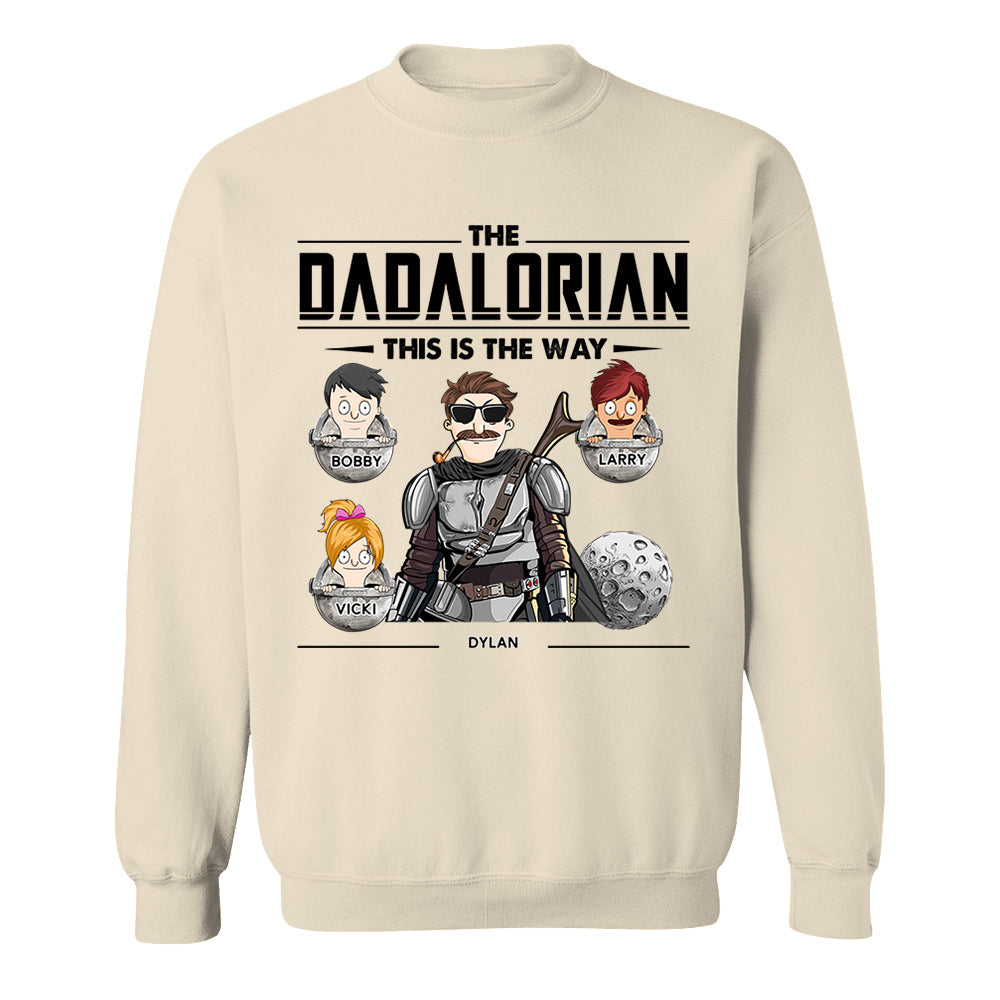 The Dadalorian This Is The Way Personalized Shirt - Best Father's Day Gift for Dad and Papa