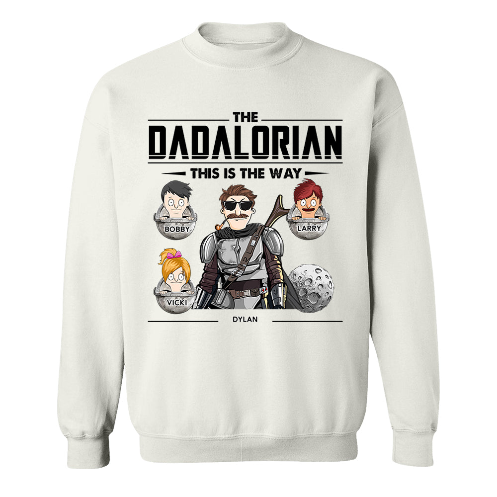 The Dadalorian This Is The Way Personalized Shirt - Best Father's Day Gift for Dad and Papa