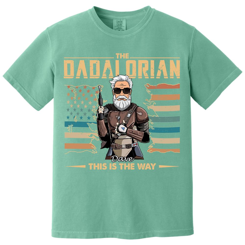 The Dadalorian This Is The Way - Personalized Shirt For Dad, Grandpa, Gift For Father's Day A2110 Hv01