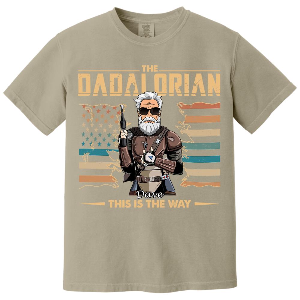 The Dadalorian This Is The Way - Personalized Shirt For Dad, Grandpa, Gift For Father's Day A2110 Hv01