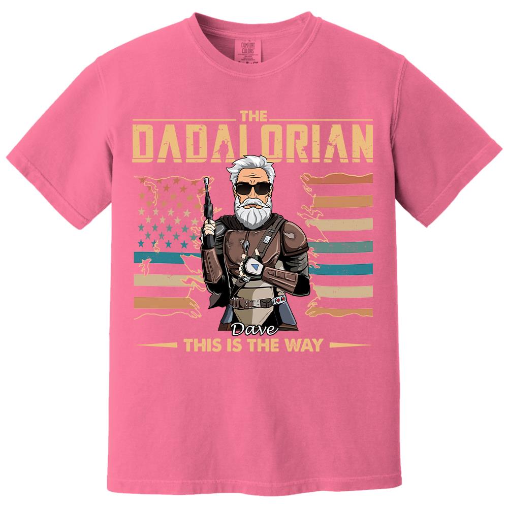 The Dadalorian This Is The Way - Personalized Shirt For Dad, Grandpa, Gift For Father's Day A2110 Hv01