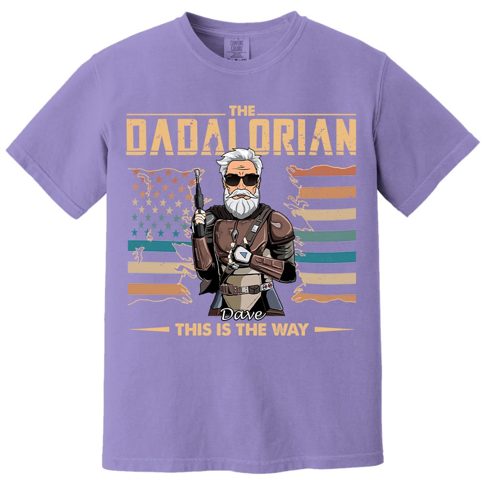 The Dadalorian This Is The Way - Personalized Shirt For Dad, Grandpa, Gift For Father's Day A2110 Hv01