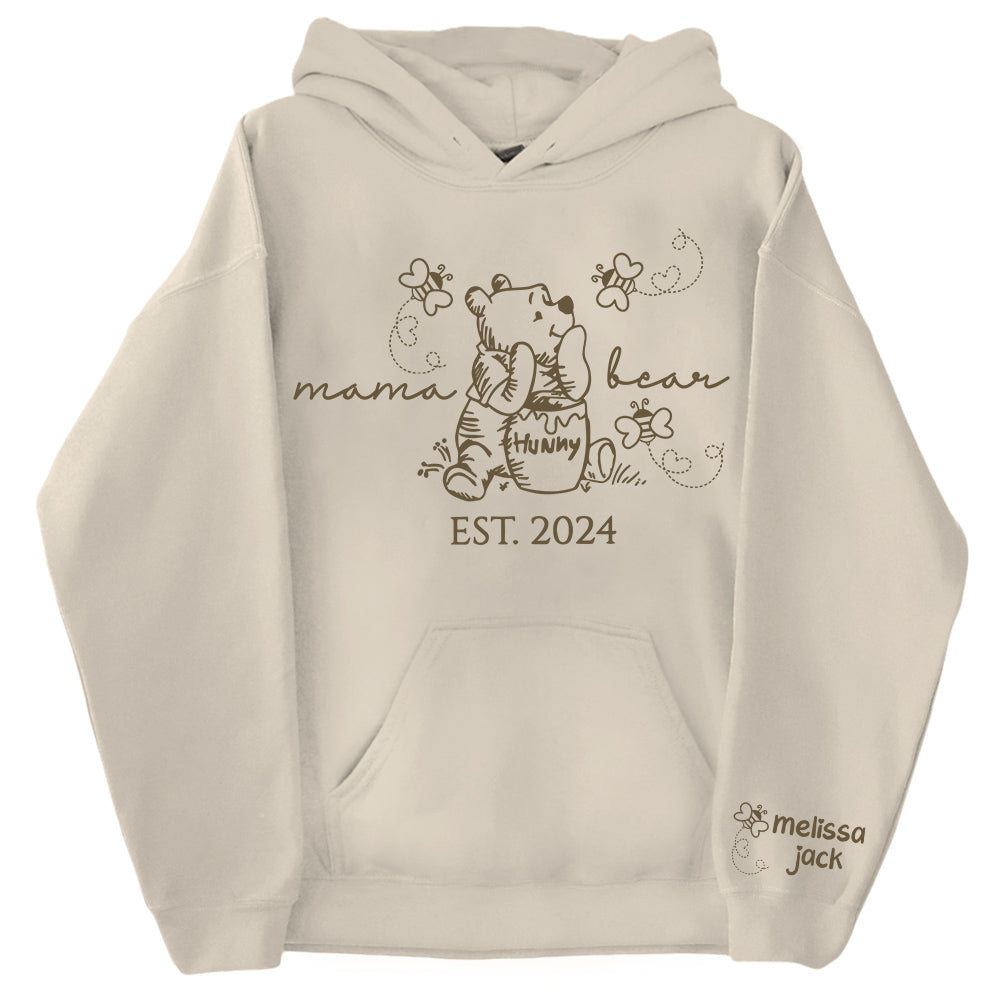 Custom Mama Bear Est And Grandkids Shirts Pt99
