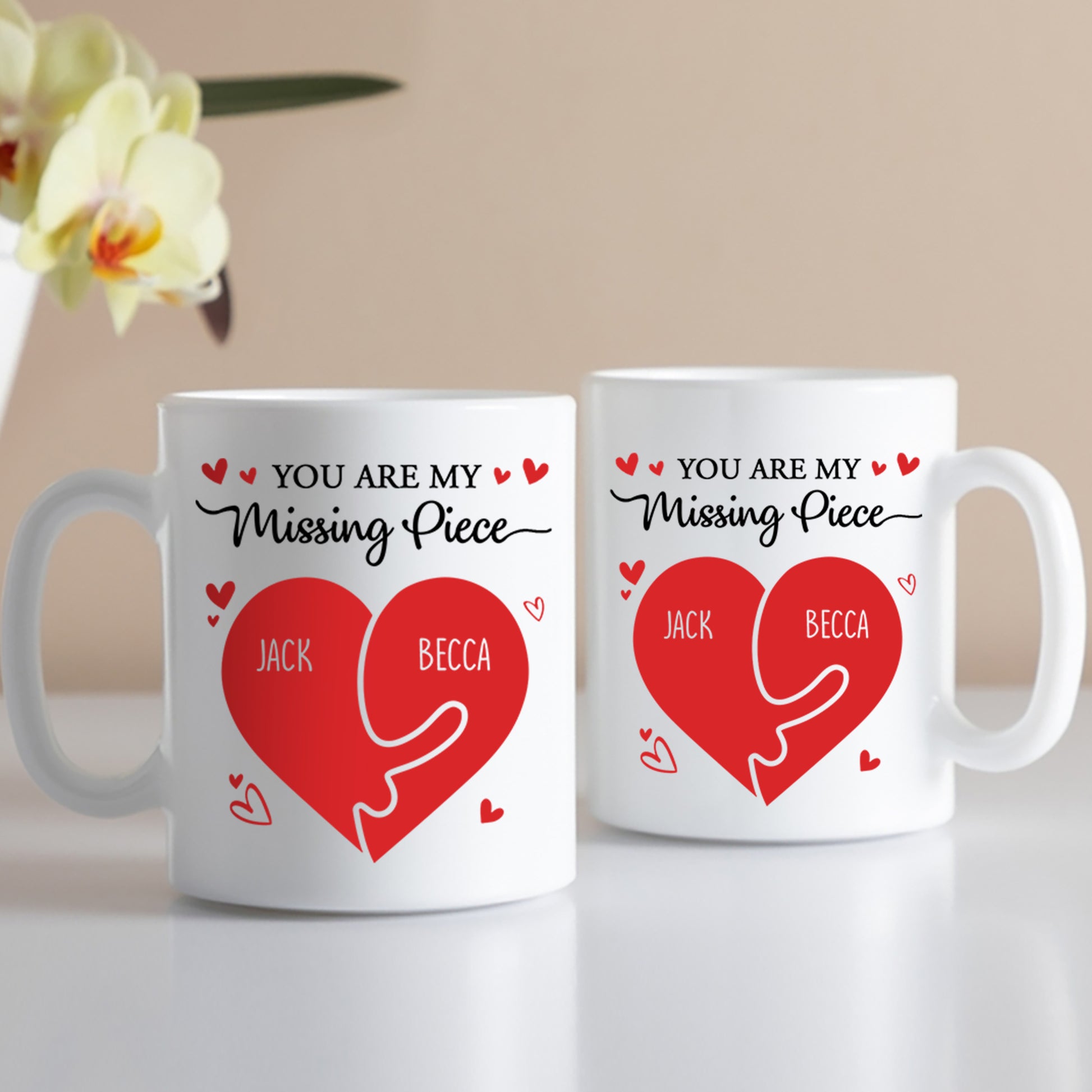 You Are My Missing Piece - Personalized Couple Mug Tu20