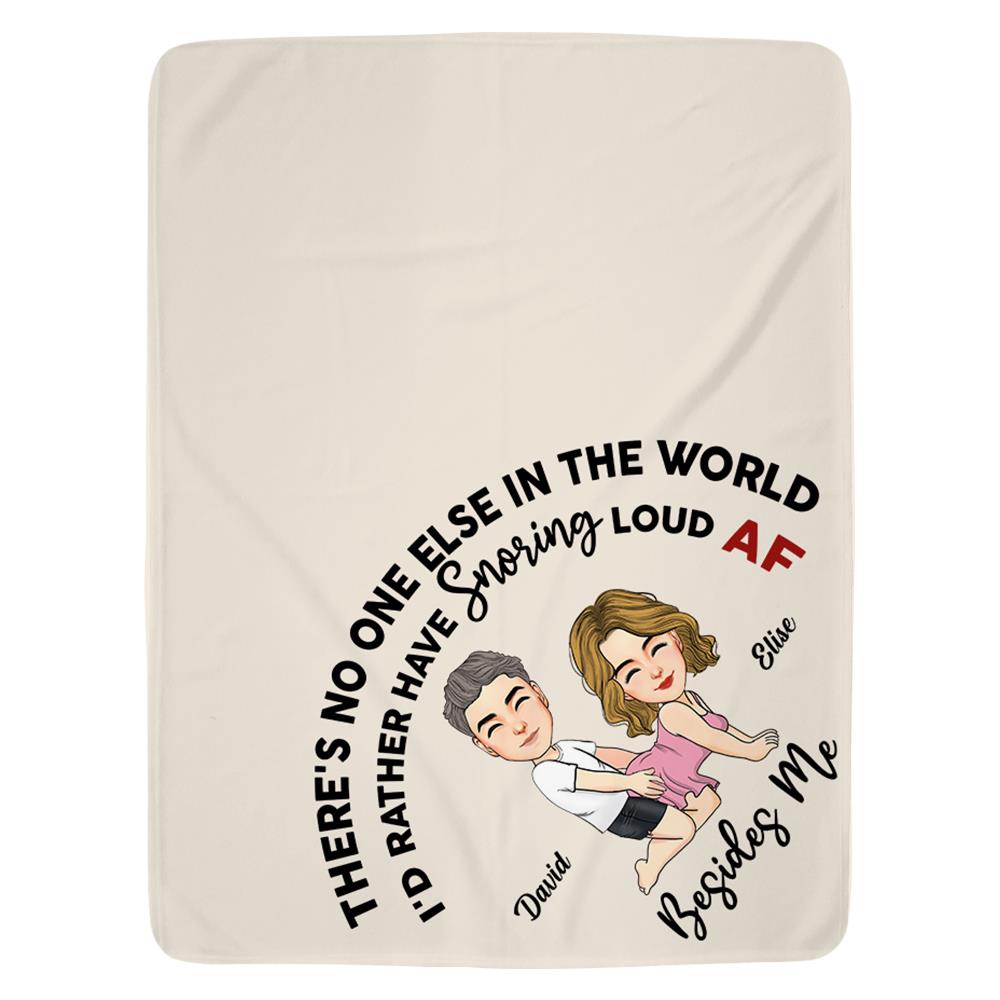 Our Snuggle Blanket - Gift For Couples, Anniversary, Birthday Gift - Personalized Custom Fleece Blanket Nh00