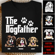 The Dog Father - Gift for Dog Dad, Dog Mom - Personalized Shirt Test