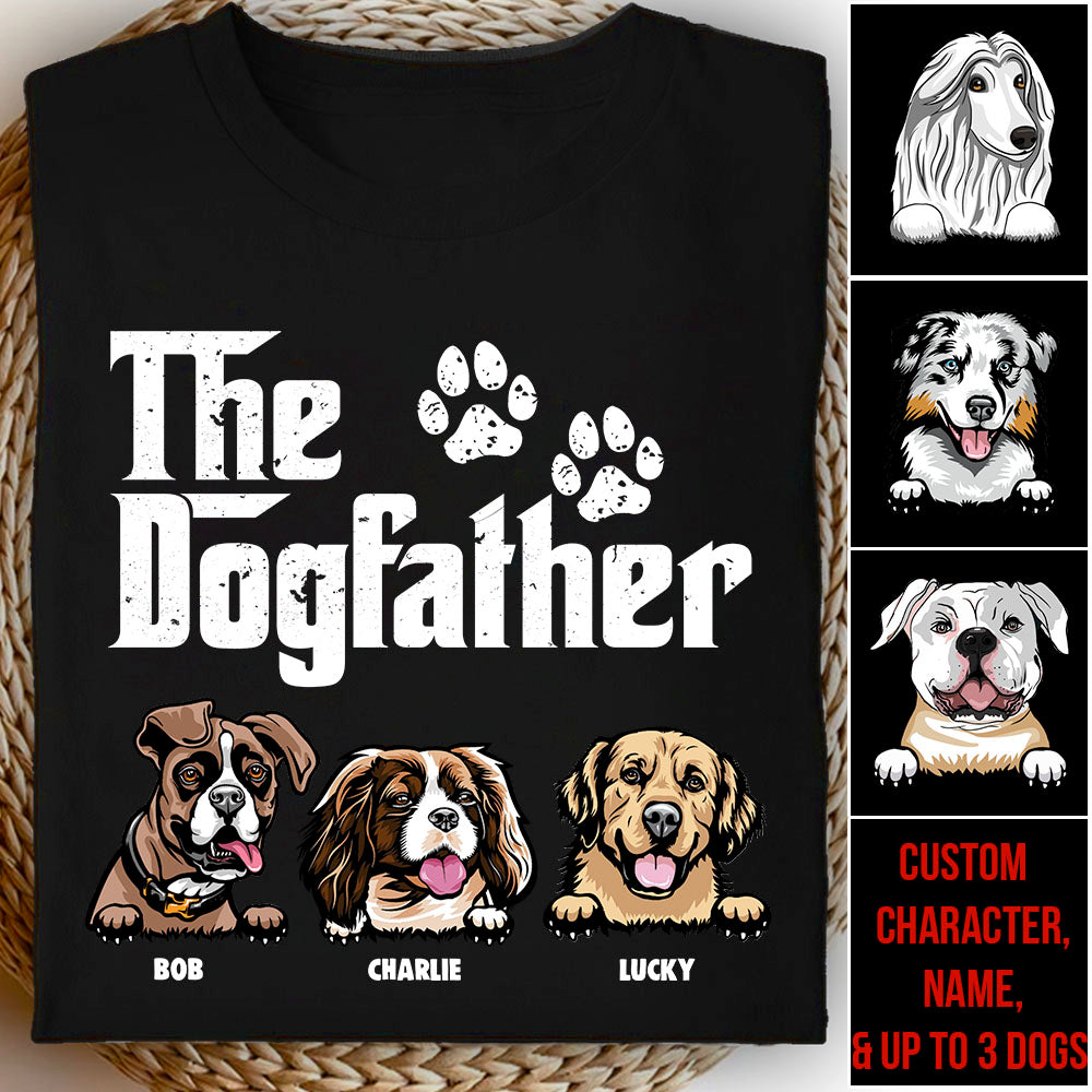 The Dog Father - Gift for Dog Dad, Dog Mom - Personalized Shirt Test