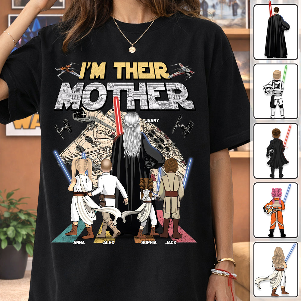 I Am Their Mother - Personalized Shirt - Gift For Mom, Mother's Day Vr2 T1807 Hv01