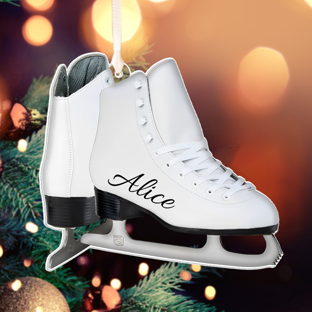 Winter Ice skating Boots Christmas Ornament Gift For Ice skating Lovers H2511 Pa00