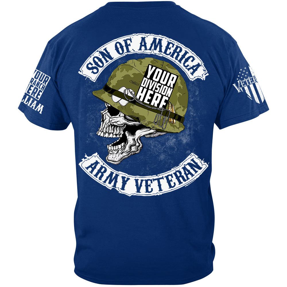 Custom Veteran Shirt Son Of America Shirt H2511