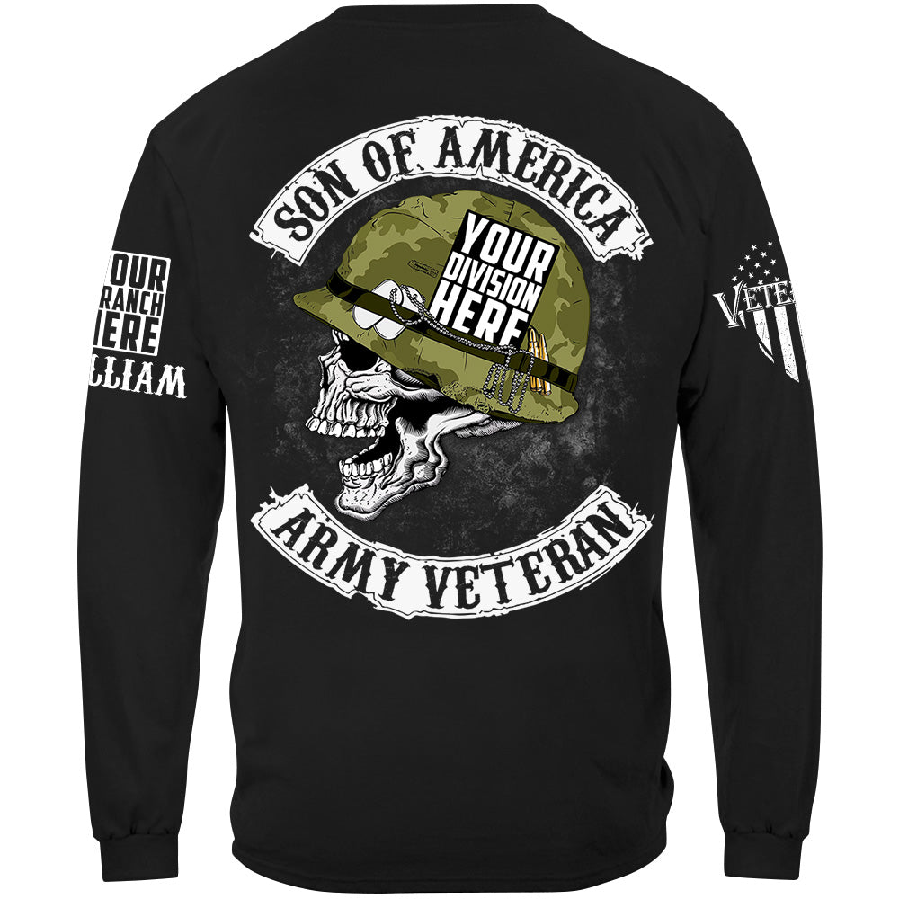 Custom Veteran Shirt Son Of America Shirt H2511