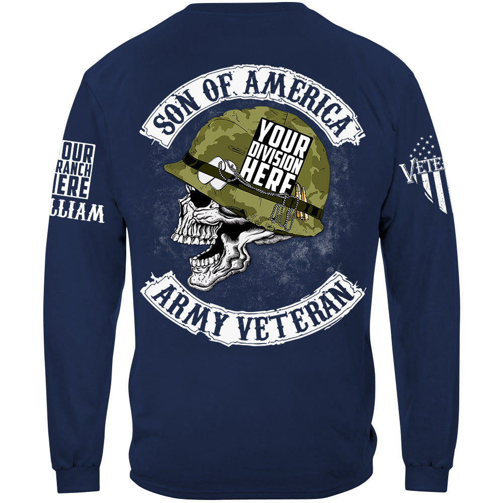 Custom Veteran Shirt Son Of America Shirt H2511