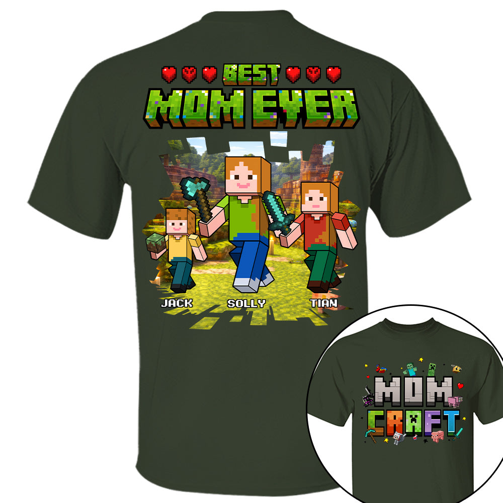 MomCraft - Best Mom Ever -Personalized Shirt  - Gift For Mom, Mother's Day T1807 T24