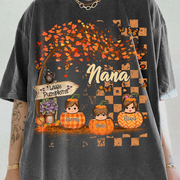 Personalized Grandma's Little Pumpkin Autumn Shirt Pt99