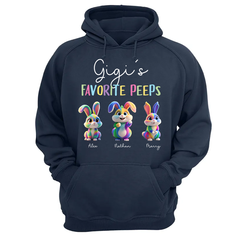 Gigi's Favorite Peeps - Personalized Easter Day Shirt Pa00