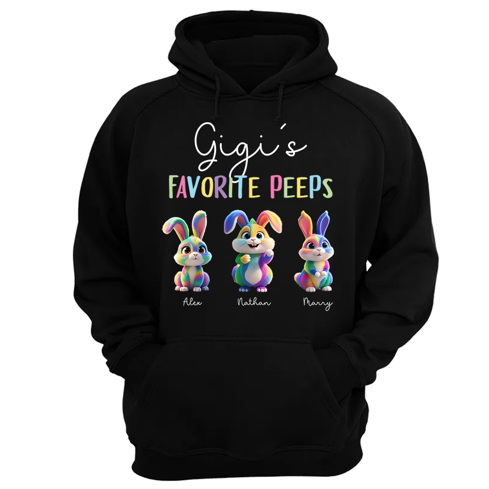 Gigi's Favorite Peeps - Personalized Easter Day Shirt Pa00