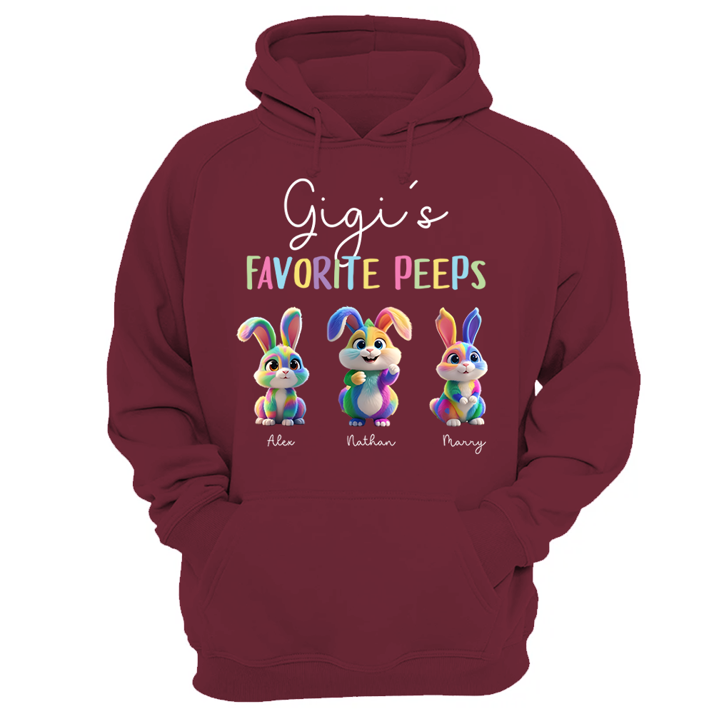Gigi's Favorite Peeps - Personalized Easter Day Shirt Pa00