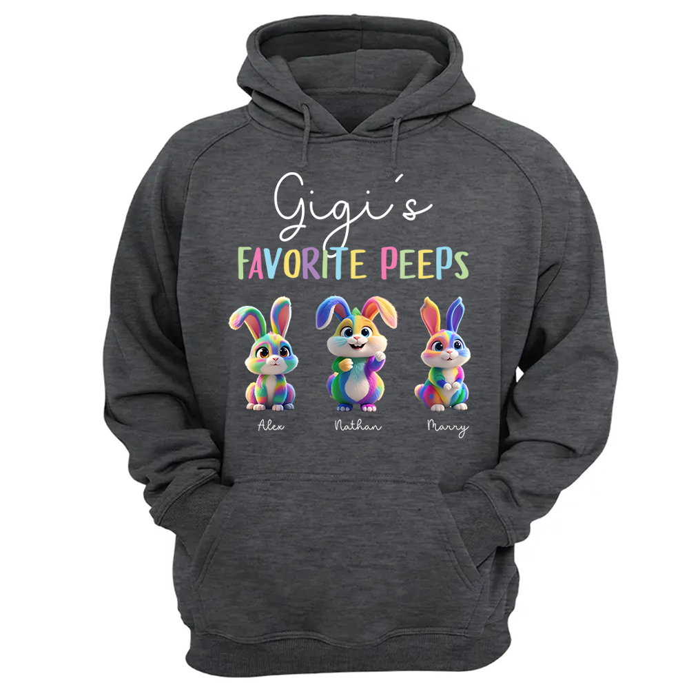 Gigi's Favorite Peeps - Personalized Easter Day Shirt Pa00