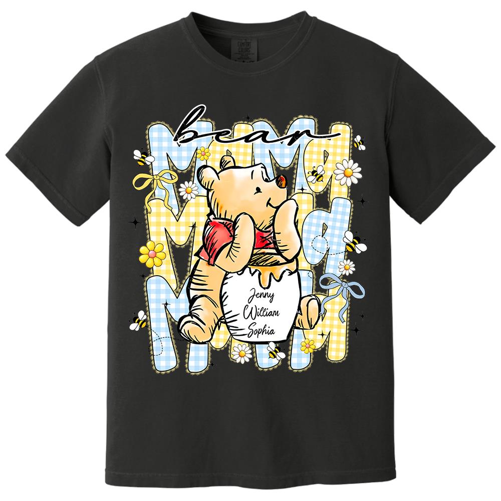 Mama Bear, Best Mama Ever, Personalized Mama Bear With Kids Name Shirt Sweatshirt, Gift For Mom, Gift For Mother's Day MI209 Hv01