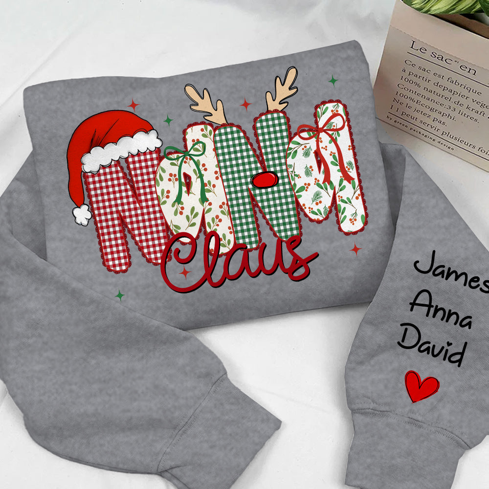 Gigi Claus Custom Sweatshirt - Best Family Christmas Gift for Grandma Na02 Nh00