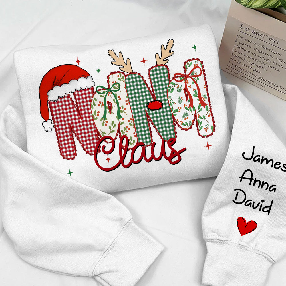 Gigi Claus Custom Sweatshirt - Best Family Christmas Gift for Grandma Na02 Nh00