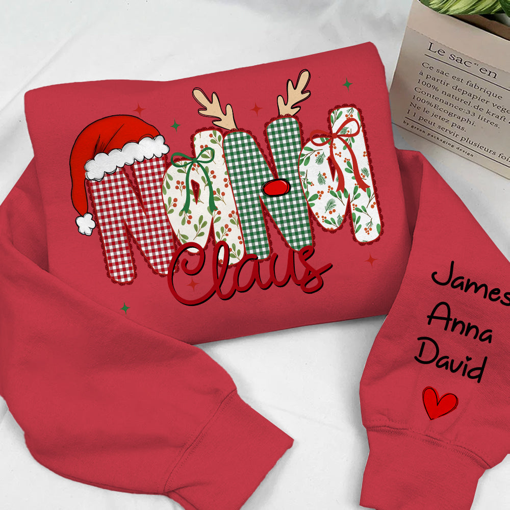 Gigi Claus Custom Sweatshirt - Best Family Christmas Gift for Grandma Na02 Nh00