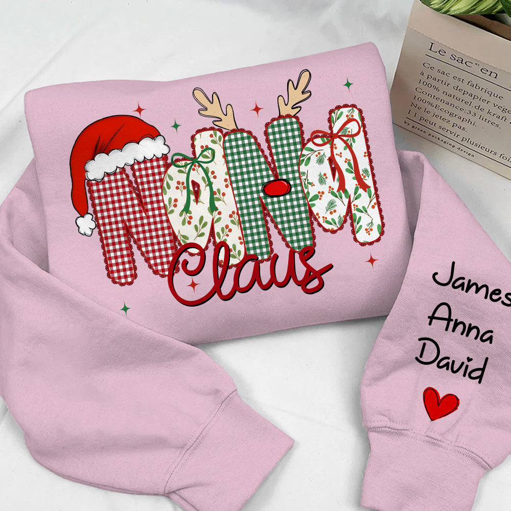 Gigi Claus Custom Sweatshirt - Best Family Christmas Gift for Grandma Na02 Nh00