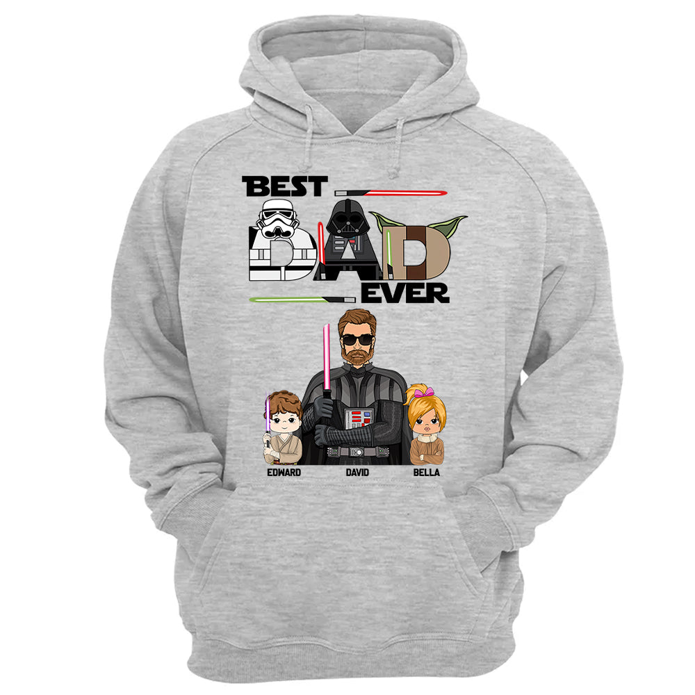 Personalized Best Dad Ever Shirt Gift For Dad - Custom Father's Day Gift Vr2