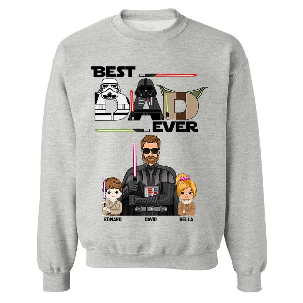 Personalized Best Dad Ever Shirt Gift For Dad - Custom Father's Day Gift Vr2