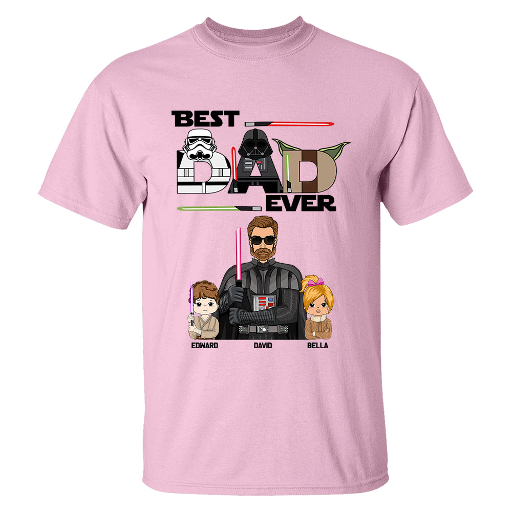Personalized Best Dad Ever Shirt Gift For Dad - Custom Father's Day Gift Vr2