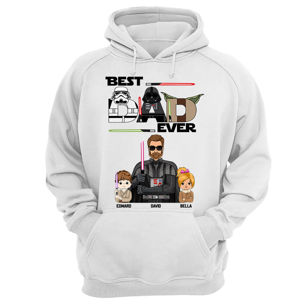 Personalized Best Dad Ever Shirt Gift For Dad - Custom Father's Day Gift Vr2