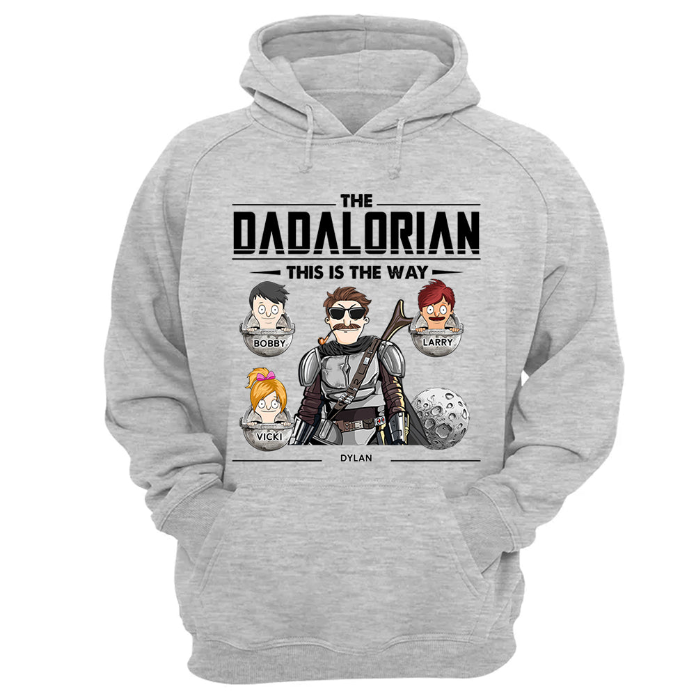 The Dadalorian This Is The Way Personalized Shirt - Best Father's Day Gift for Dad and Papa
