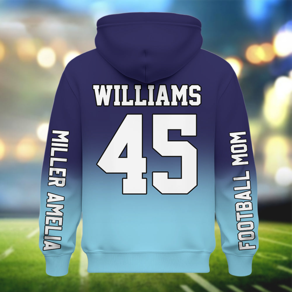 I Will Always Be Your Biggest Fan Personalized All Over Print Shirt For Football Mom Grandma Sport Family Na02
