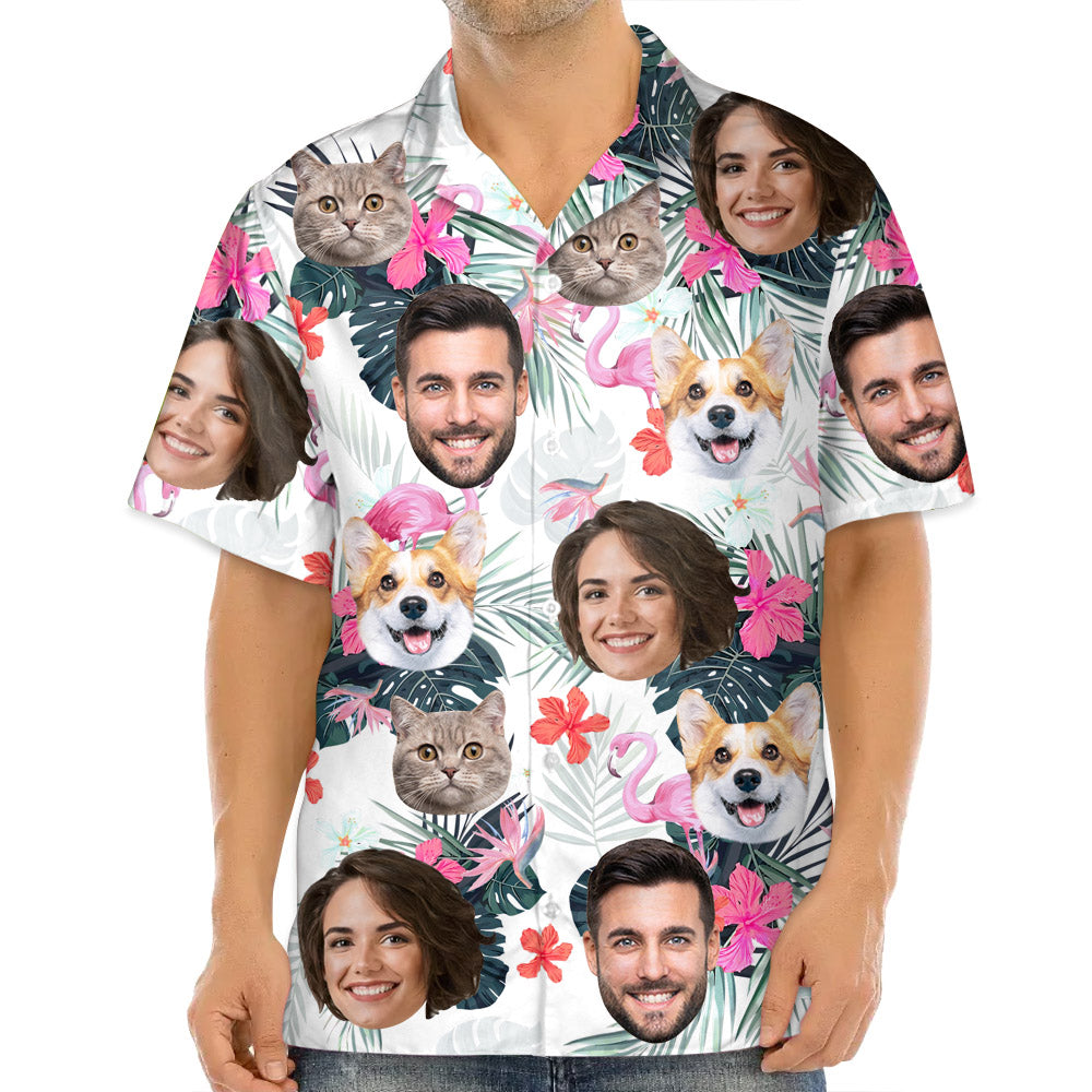 Family Custom Hawaiian Shirt, Hawaiian Shirt for Men, Beach Shirt, Aloha Shirt Men - Summer Vacation Gift, Gift For Family Members