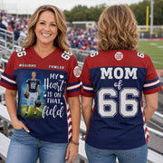 Custom Photo I'll Always Be Your Biggest Fan Football Jersey Gift For Football Lovers - Personalized Gift For Football Player
