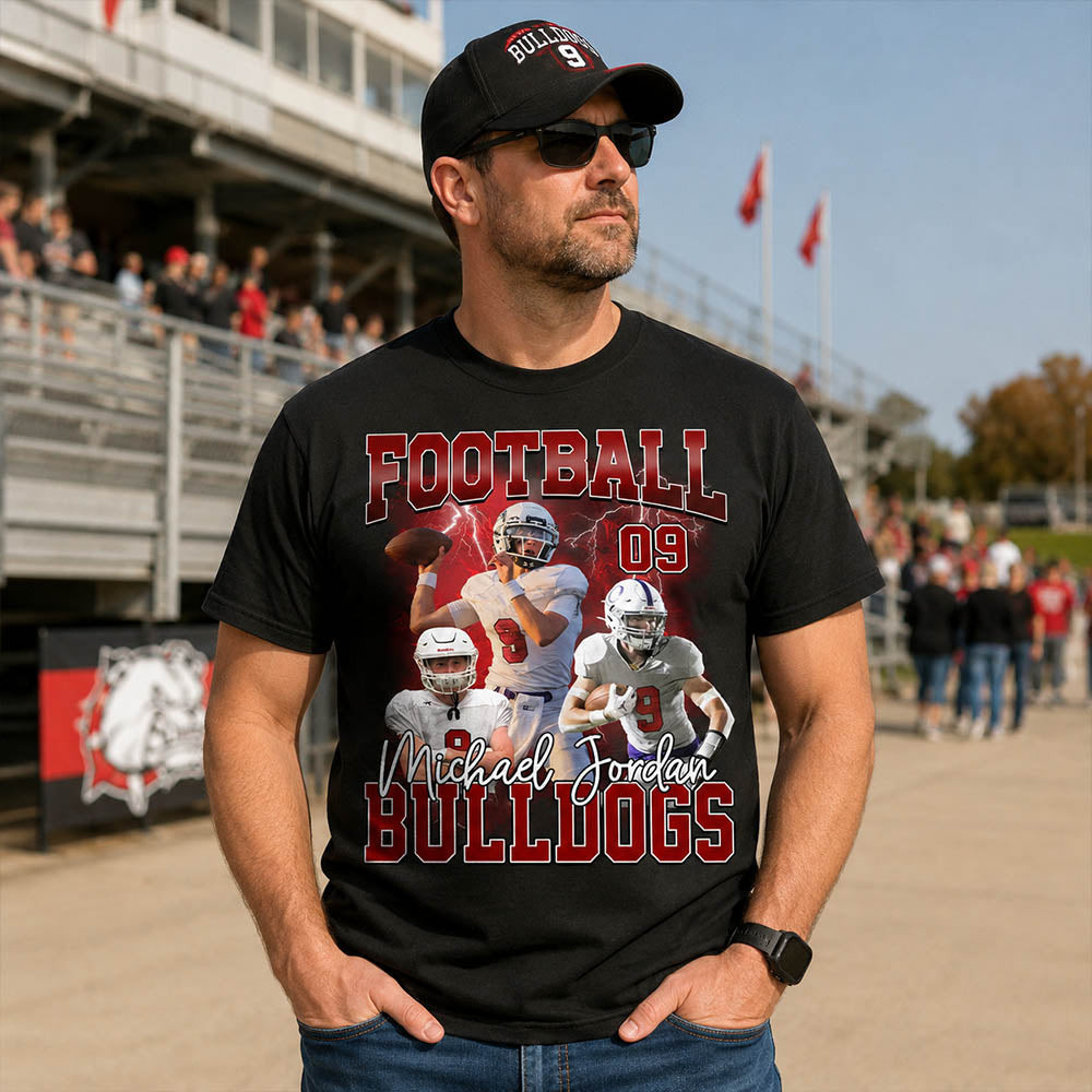 GameDay Football Personalized Shirt Custom Your Photo Gift For Football Player