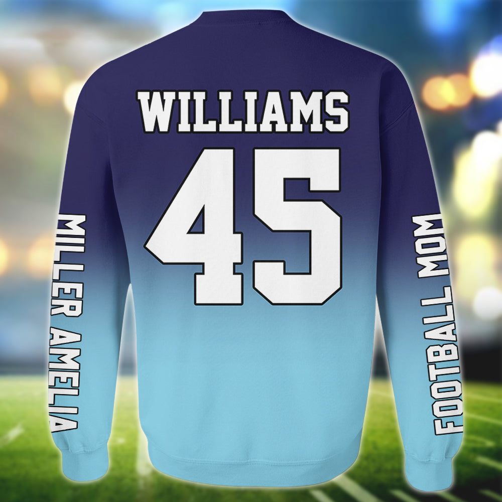 I Will Always Be Your Biggest Fan Personalized All Over Print Shirt For Football Mom Grandma Sport Family Na02