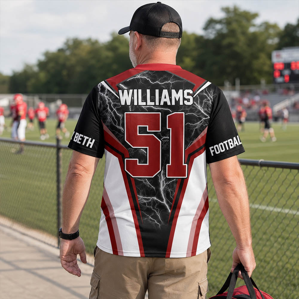 I Will Always Be Your Biggest Fan Vr3 Personalized All Over Print Shirt For Football Mom Grandma Sport Family H2511