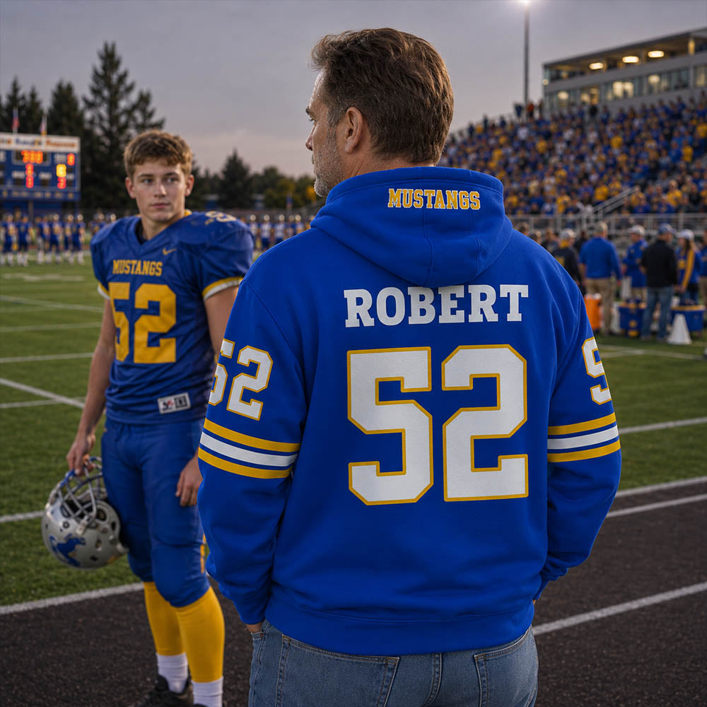 Personalized All Over Print Shirt I Will Always Be Your Biggest Fan Gift For Football Mom Grandma Sport Family K1702