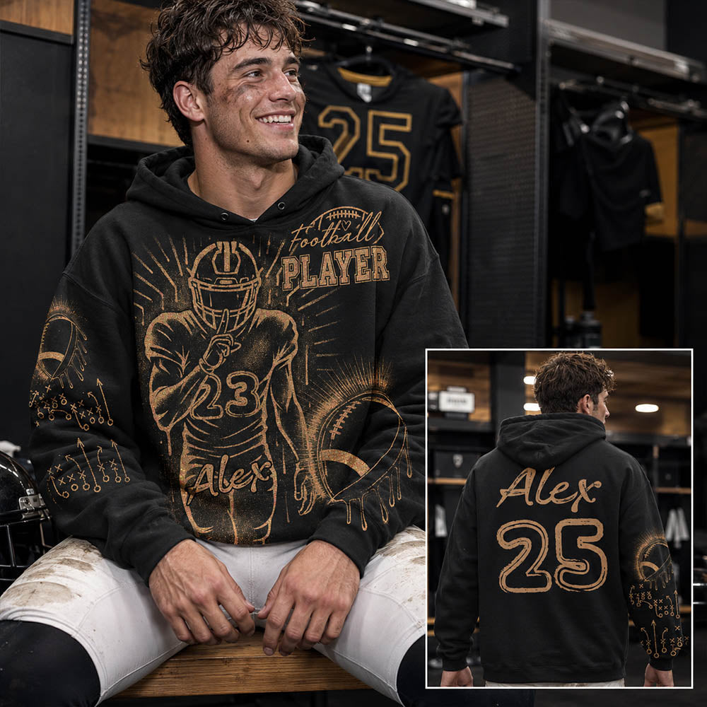 Personalized Bleach Style Football Shirt For Football Mom