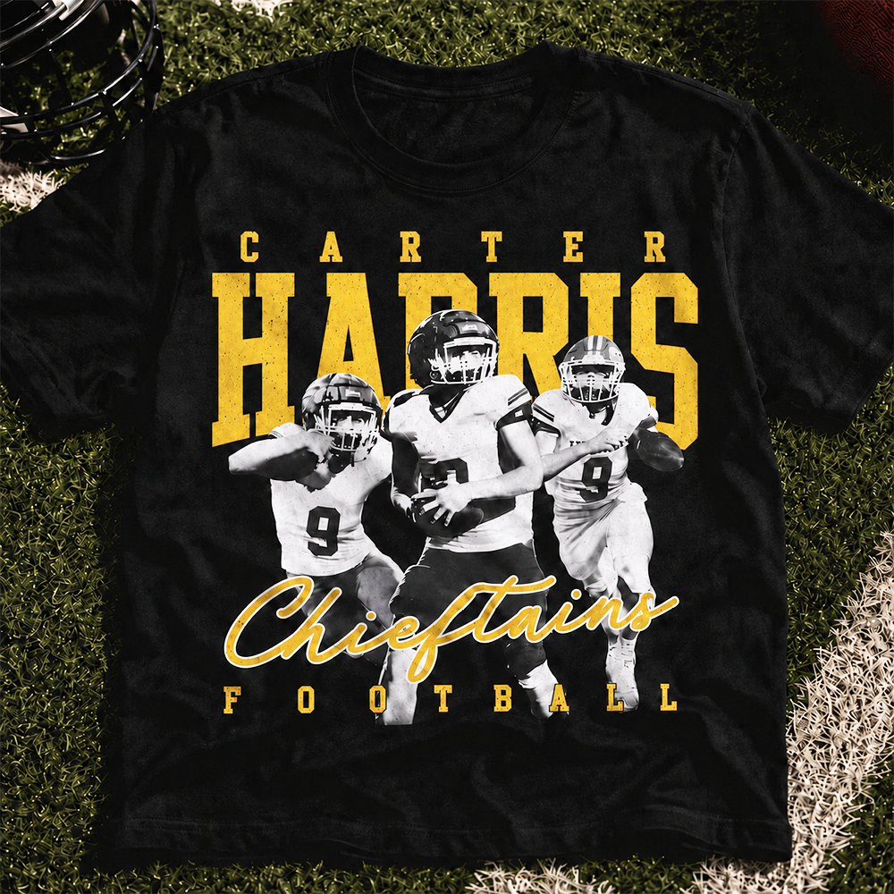 Personalized Washed Tee Retro Bootleg Shirt For Football Players NA04