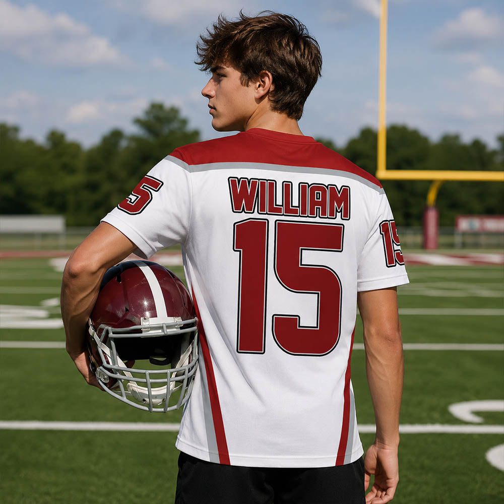 Custom Photo Football Game Day Football Shirt Gift For Football Lovers - Personalized Gift For Football Player K1702