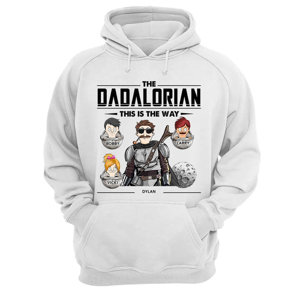 The Dadalorian This Is The Way Personalized Shirt - Best Father's Day Gift for Dad and Papa