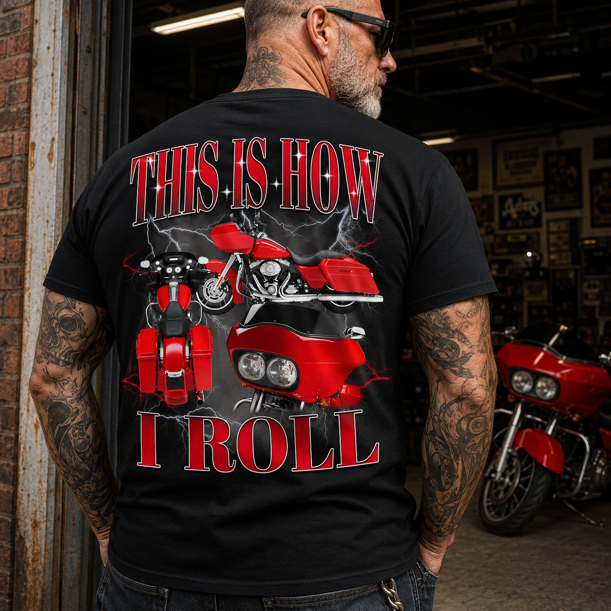 This Is How I Roll - Custom Vehicle Photo Shirts - Gift For Bikers A2110 Pt99