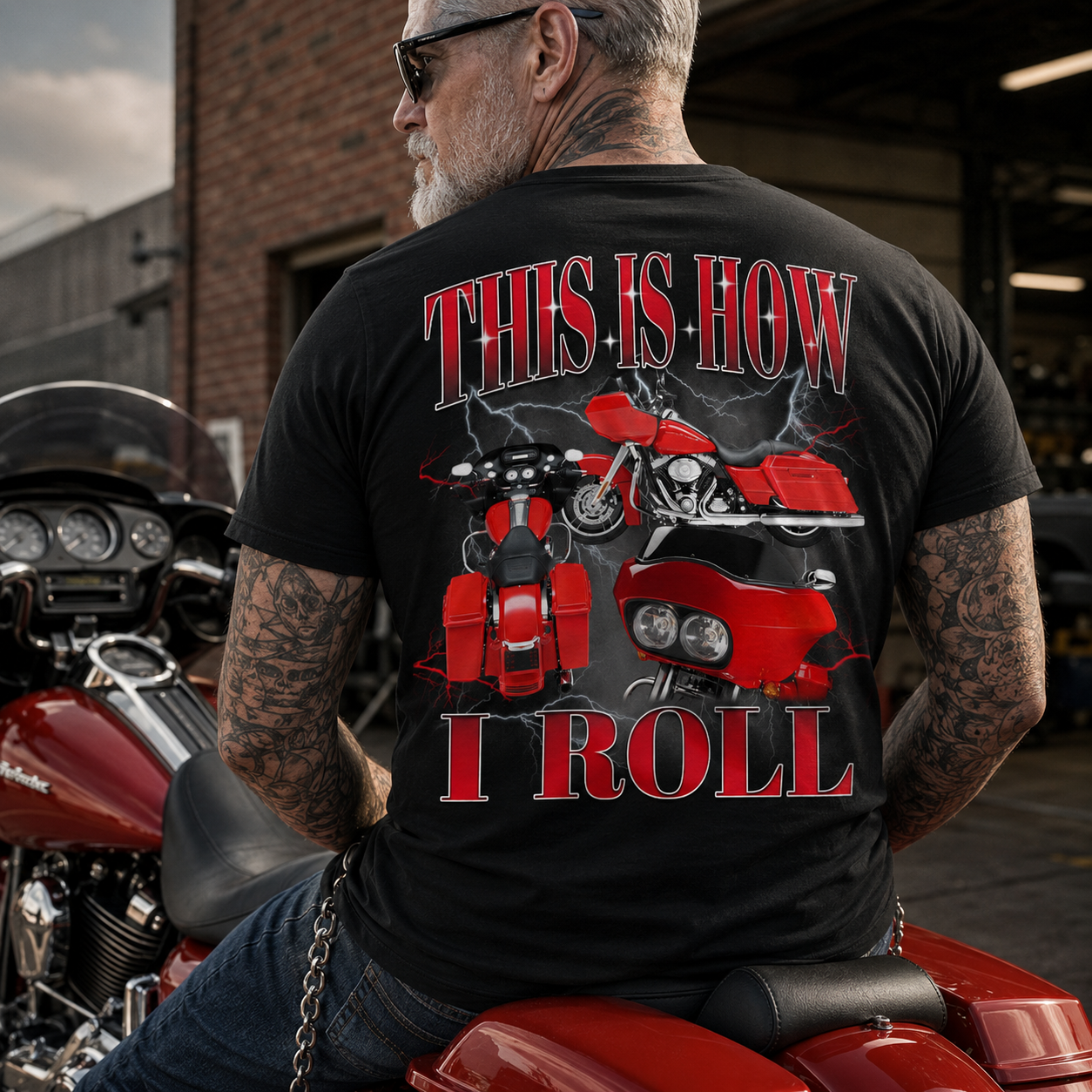 This Is How I Roll - Custom Vehicle Photo Shirts - Gift For Bikers A2110 Pt99