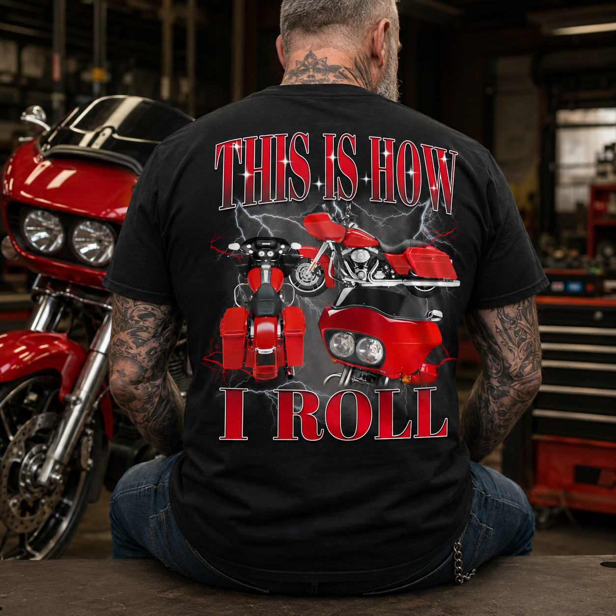 This Is How I Roll - Custom Vehicle Photo Shirts - Gift For Bikers A2110 Pt99